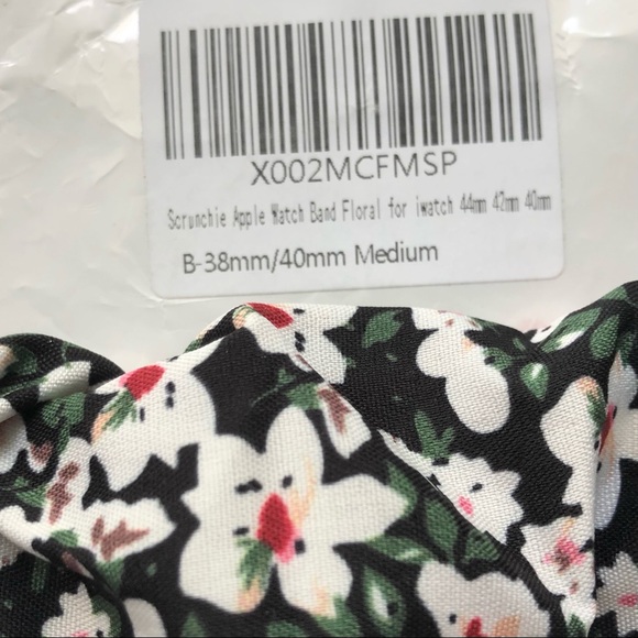 5/$20 NEW Scrunchie Band Apple Watch 38/40/41mm M FLORAL BoHo - Picture 7 of 10